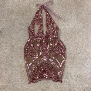 Sequin mini dress